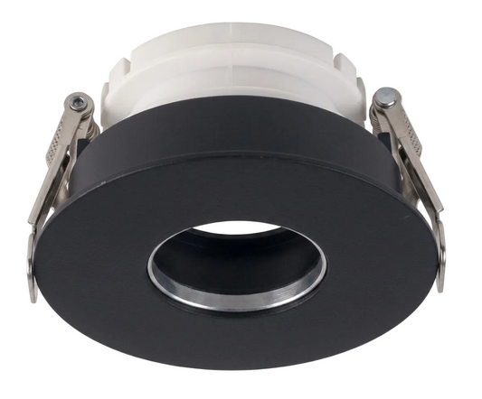 Aluminium DL w Lamp Holder Black 80mm #TS85B