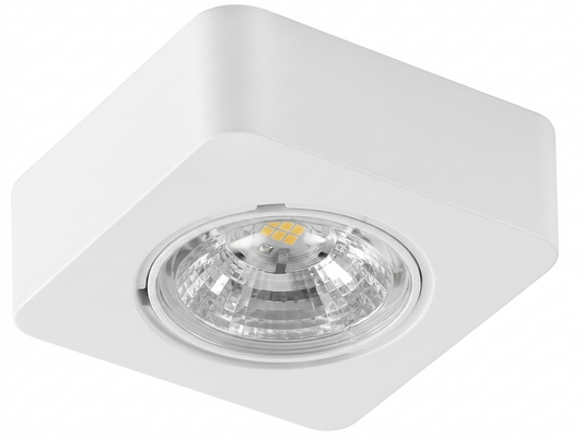 3W Square Cabinet Lt White 60mm IP20 #LCG1630-3