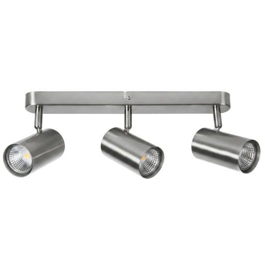 3 Lt Satin Chrome Ceiling Spot GU10 #S178/3 SATIN CHR