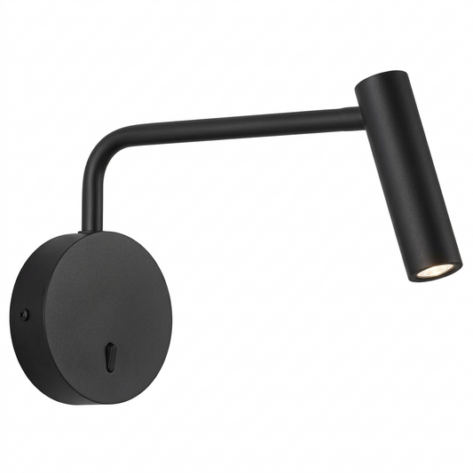 IRON WALL LT W CWBRACKET, ADJUSTABLE ARM BLACK #WB377 SAND BLACK