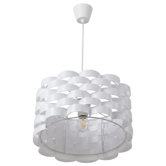 35W Acrylic and PP Pendant White E27 #PEN518 WHITE