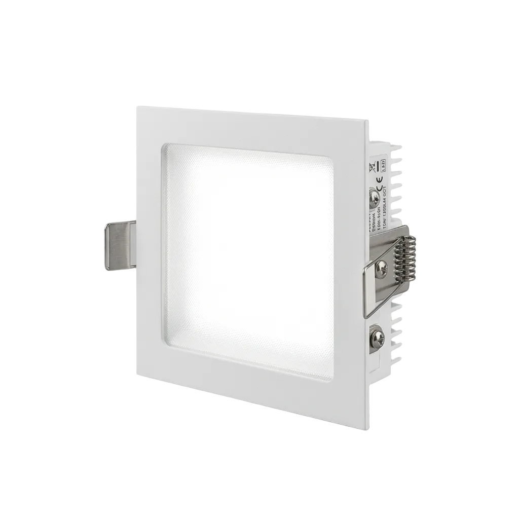 6W 5" Sq Recessed Panel Lt Sett:WW,CW,DL Dimm. #DL712