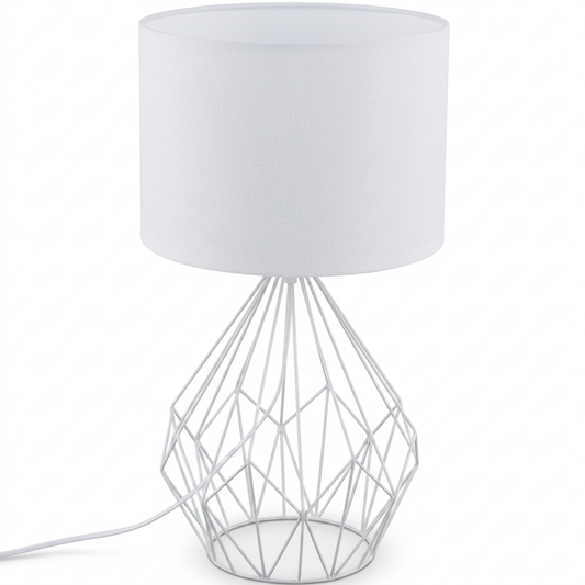 PEDREGAL 1 Table Lamp White E27 #95187