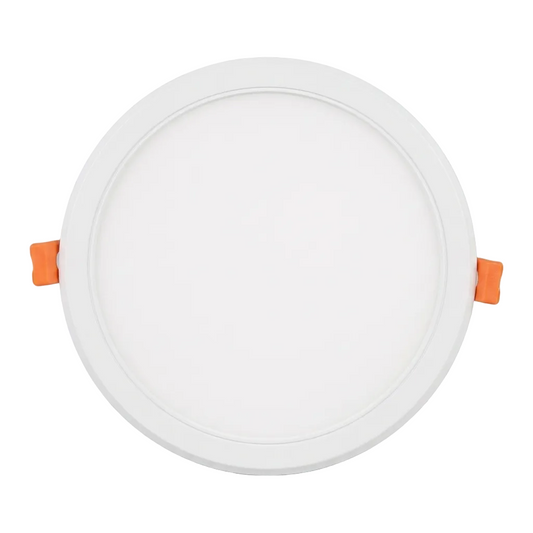 18W 9" LED Recessed Panel Lt Sett:WW,CW,DL Dimm. #DL705 WHITE