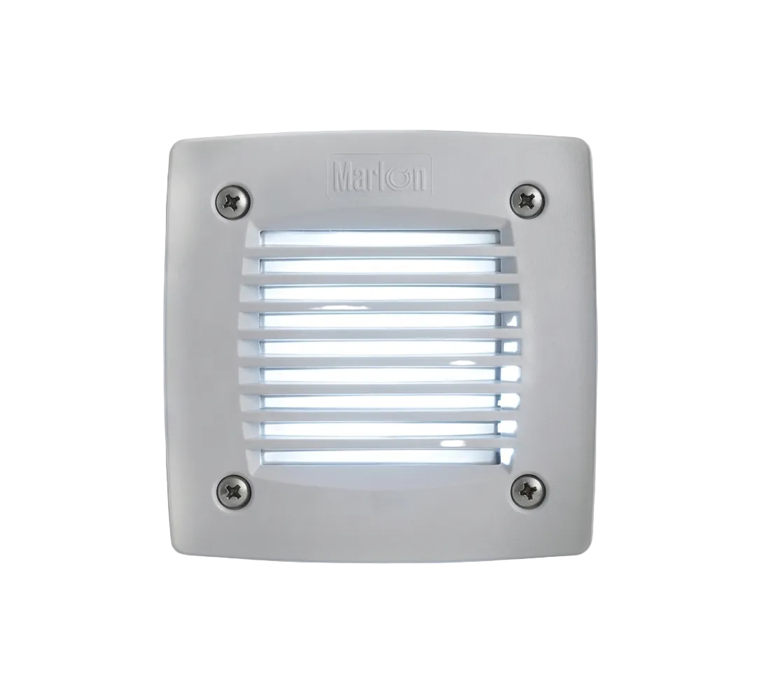 Leti 100 Square Grid Brick Lt White GX53 #3C2.000W