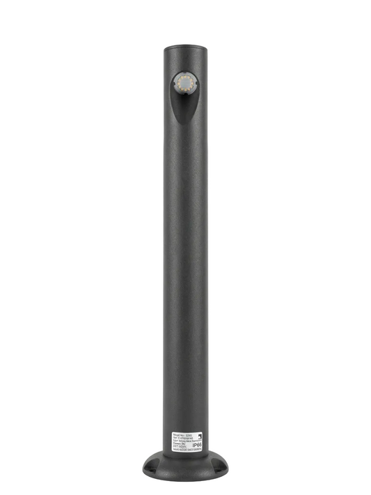 7W Alumin OD Bollard Black WW 600mm #Y013249-60