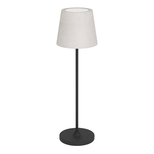 LEONERO Touch Table Lamp w USD Beige, Blk IP20 #75937