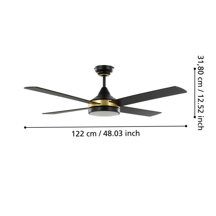 TRINIDAD Ceiling Fan with Light - #35118