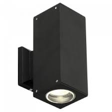 Up and Down Facing Wall Lt w Bracket GU10 #L128 BLACK