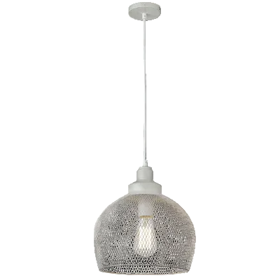 FRENCH WHITE ∙ Metal Pendant French White E27 #PEN208