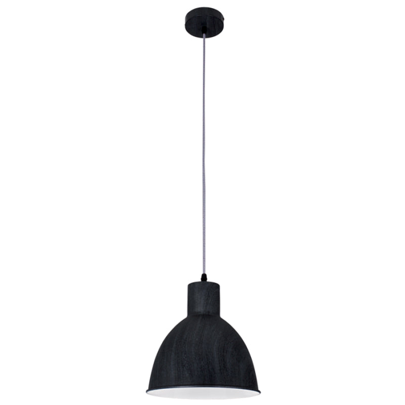 Black Metal Pendant - #PEN307 WOOD