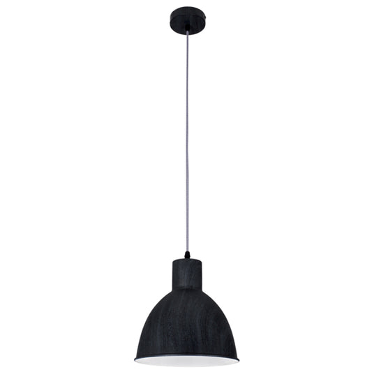 Black Metal Pendant - #PEN307 WOOD