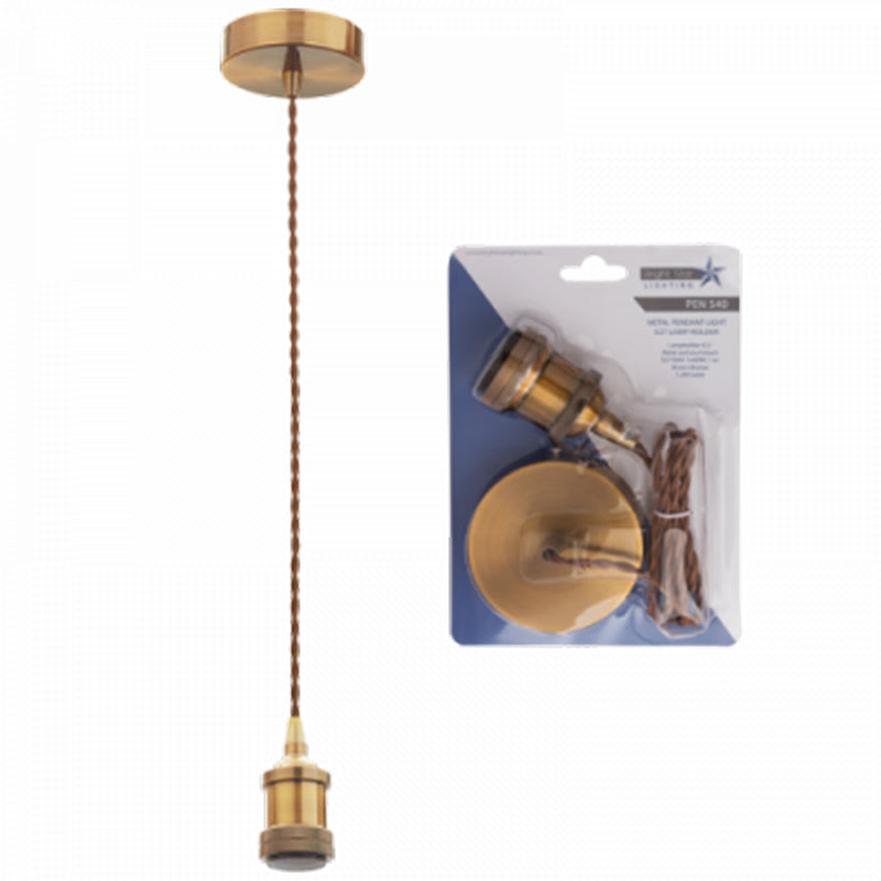 Brown Bronze Pendant Lampholder - #PEN540 BROWN