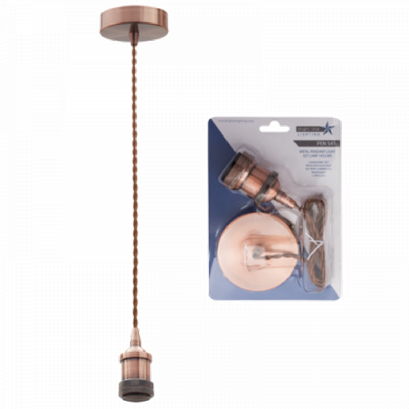 Red Bronze Pendant Lampholder - #PEN541 RED BRONZE
