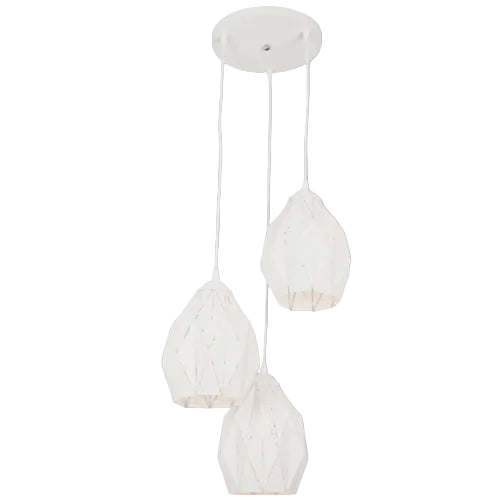 Metal Pendant - #PEN638/3 WHITE