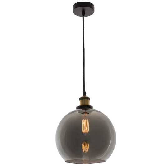 SMOKE ∙ Smoky Glass Pendant E27 280mm #PEN694