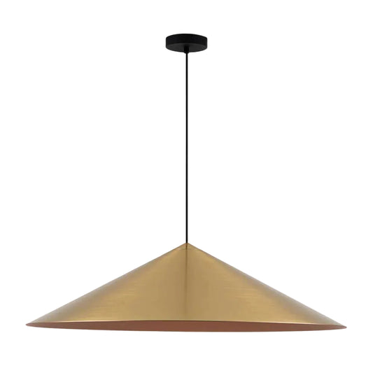 Aluminium Pendant Matt Copper Paint Finish E27 #PEN975 GOLD