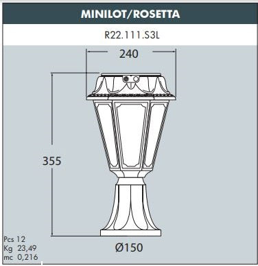 MINILOT/ROSETTA Solar Lantern - #R22.111