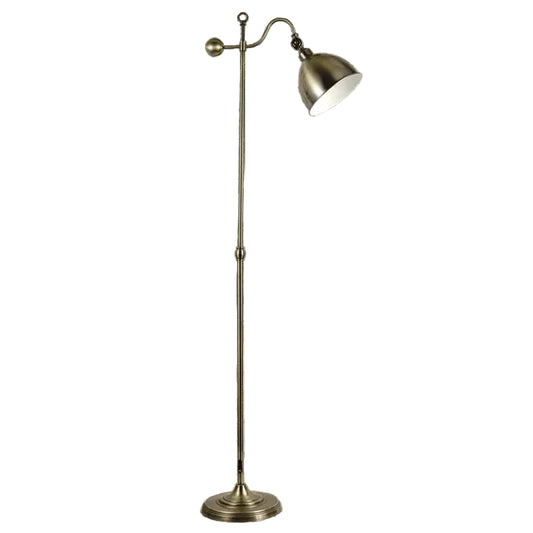 Metal Standing Lamp w Switch Antique Brass E27 #SL419 ANTIQUE
