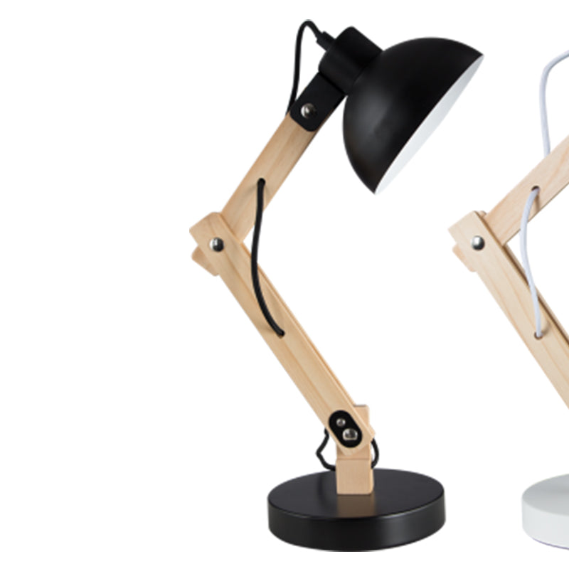 Table Lamp Metal and Wood - #TL193 BLACK