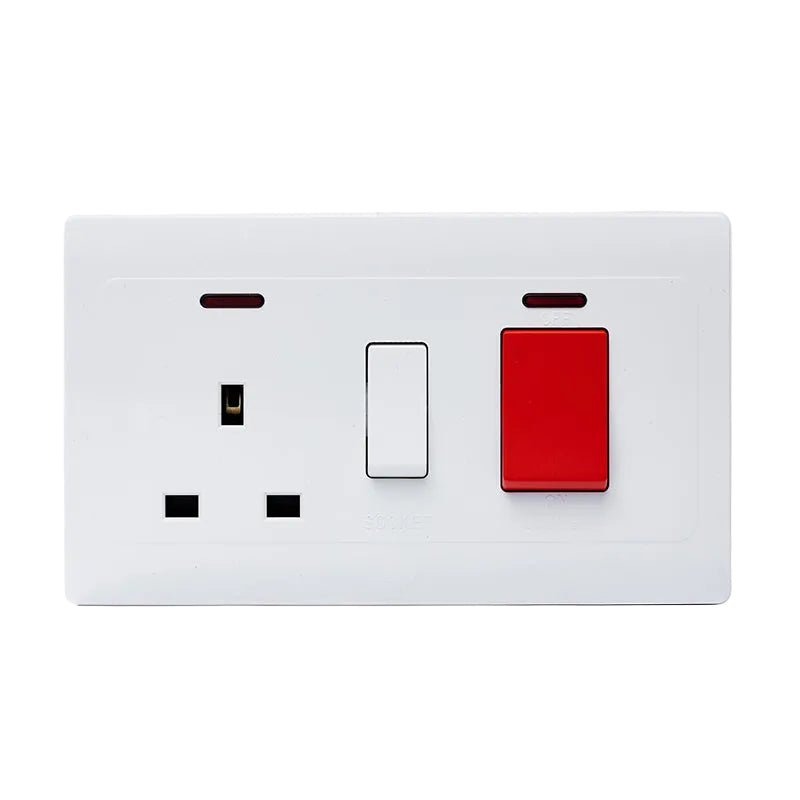 Kitchen Switch Socket (White) - #S7044W