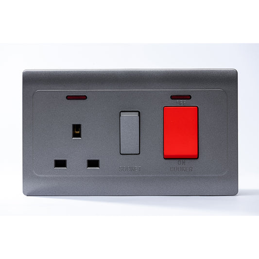 Kitchen Switch Socket (Silver) - S7.0-044S
