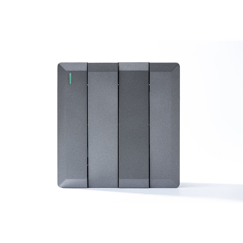 4 Gang 2 Way Plate Switch (Silver) - S7.0-008S