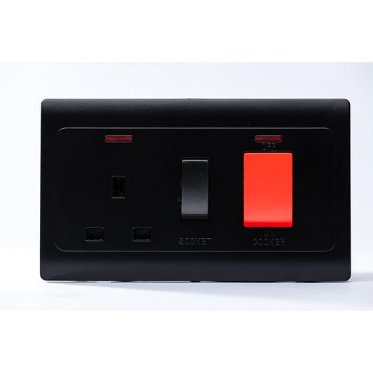 Kitchen Switch Socket (Black) - S7.0-044B