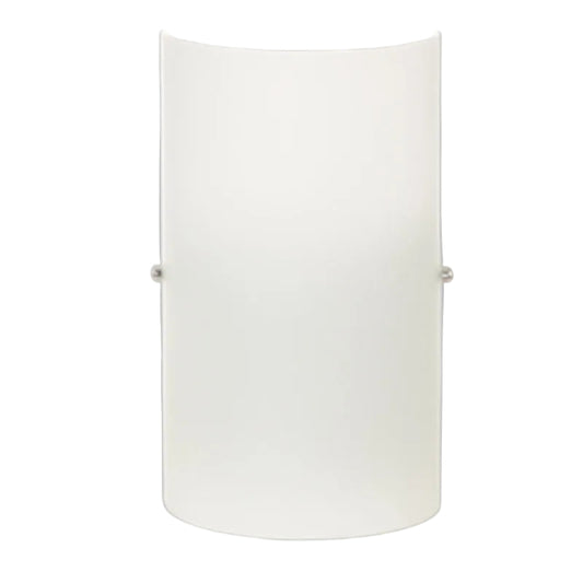 Metal and Glass Wall Bracket - WB271 WHITE