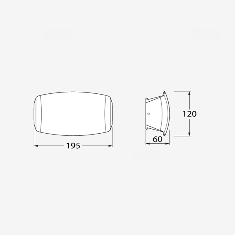 ABRAM 190 8.5W Wall Light - #AB2.000B