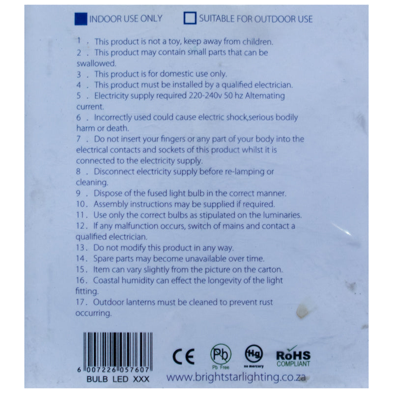 3.5W G9 LED Bulb Dimmable - #BULB LED 110