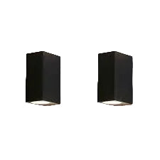 Up/Down Wall Lt Black 72x95x150mm IP65 #TS127S-2