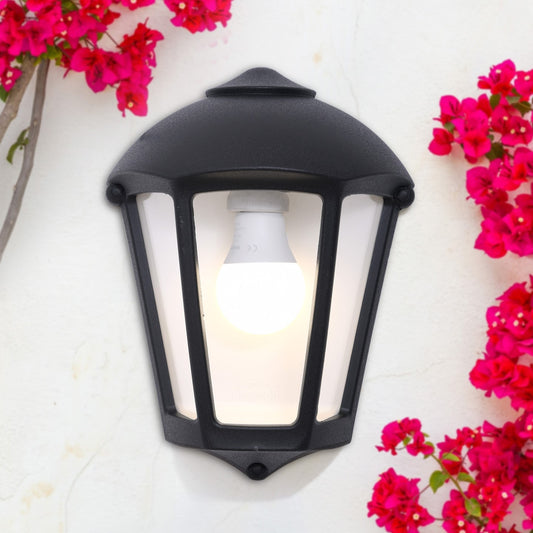 FABIO Half Wall Lantern Black - #M21.000