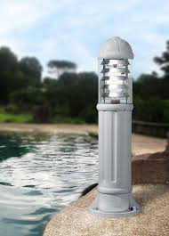 SAURO Classic Round Bollard White E27 #H.FRA.D15