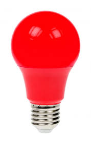 LED Bulb -1W LED Golf Ball 2pack E27 Red #LED BULB RED