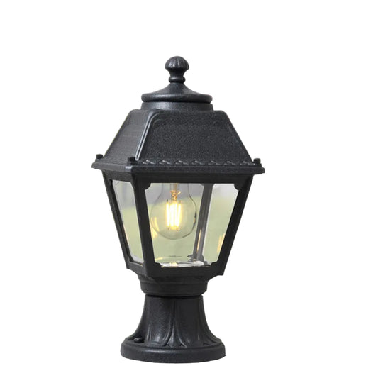 MARY/MIKROLIT Gate Lantern Black - #Q18.110+BULB