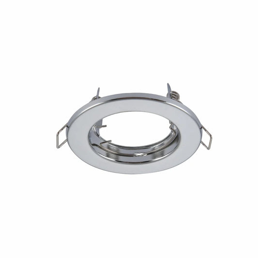 GU10 Steel DL Fitting Silver 80mm IP20 #TS53SILVER