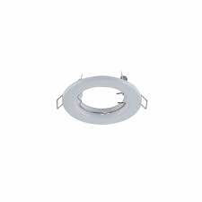 GU10 Steel DL Fitting White 80mm IP20 #TS53WHITE