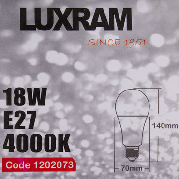 18W VALUE LED Lightbulb - #1202073