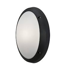 DANZI Oval Wall Bulkhead Black CCT Settable E27 #1D3.000