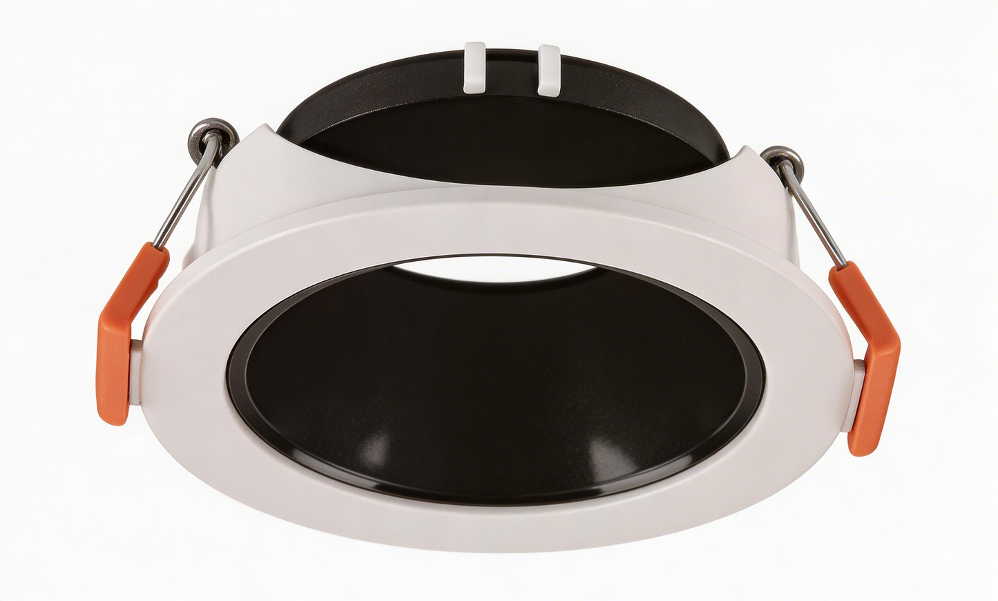 GU10 DL Fitting Round White, Black 85mm IP20 #TS24-OH