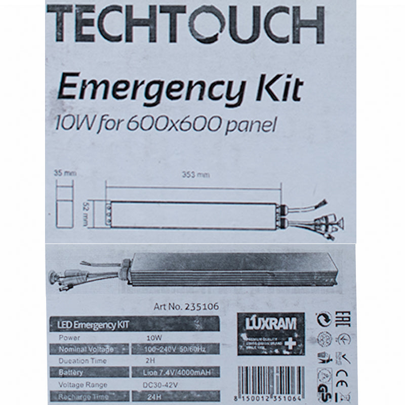 LED Emergency Kit for 600x600 Panel - #235106