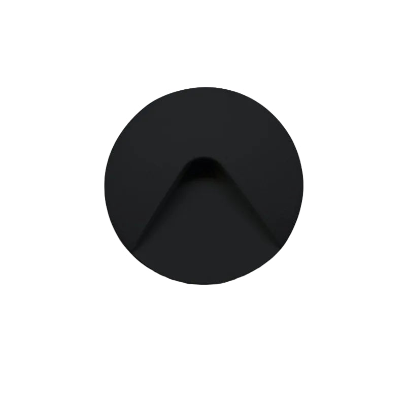 RATIONAL Round LED Footlight Black WW #2379.01.30.30