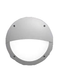 LUCIA Bulkhead Lamp Round Grey E27 #2R3.000G