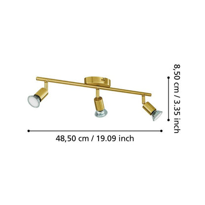 BUZZ-LED 3L Brass Spot Light - #33186