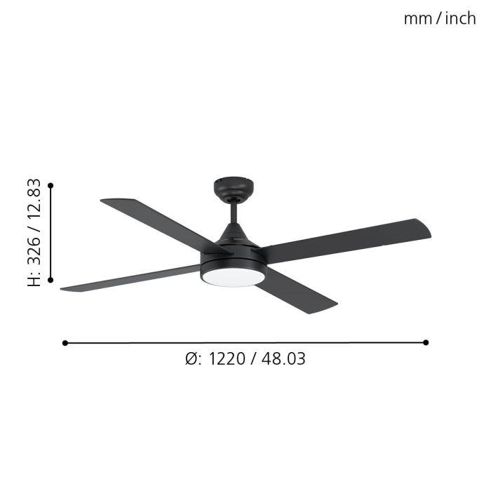 TRINIDAD Ceiling Fan & Light - #35085