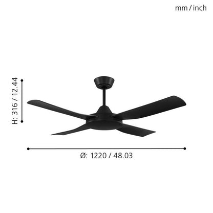 BONDI 1 Ceiling Fan - #35091