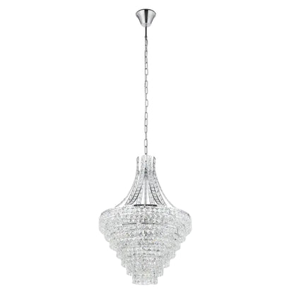 BEIRES Stl Pendt. 8Lt E14 Chrome Clear #390265