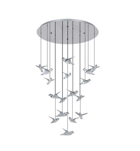 PARATEBUENO 1 LED Pendant Chrome Dimmable #390402