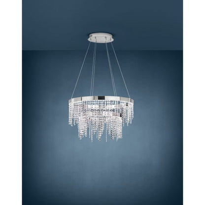 ANTELAO Stl Pendt. Clear Glass NRB 150cm #39281 (NEW STOCK ARRIVING SOON)